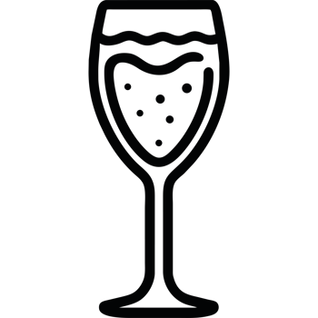A glass of wine icon isolated png