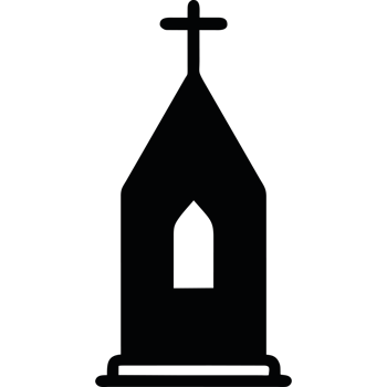 Church icon isolated png