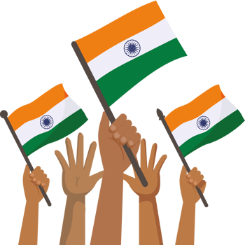 Indian flag clipart png