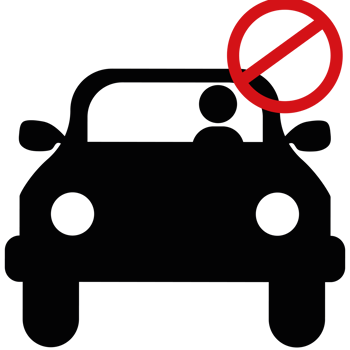 No parking sign icon isolated png