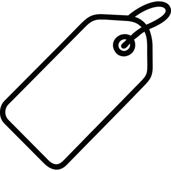 Price tag icon isolated png