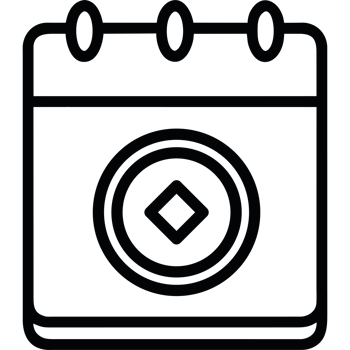 chinese calendar icon isolated png