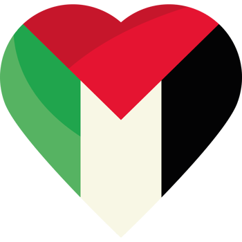 The heart of the united states of palestine png