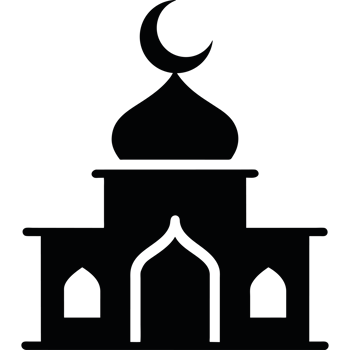 Mosque icon solid style png
