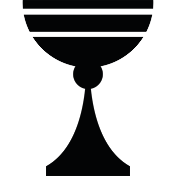 A black and white image of a cup png