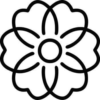 Flower icon isolated png