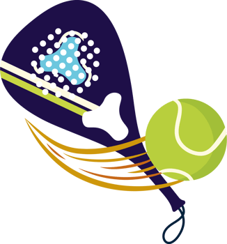 padel tennis sport illustration isolated png