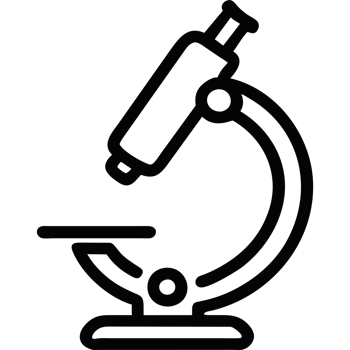 Microscope icon isolated png
