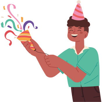 Happy birthday illustration png