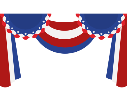 presidents day decoration illustration design png