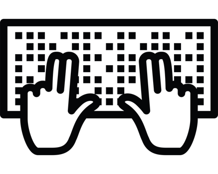 braille book read illustration design png
