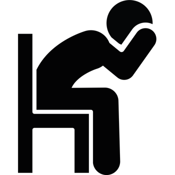 Earthquake protect your head icon png