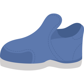 male shoe blue icon png
