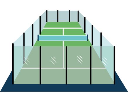 padel court synthetic png
