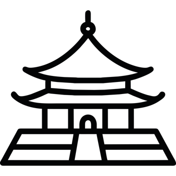 chinese palace icon on a transparent background png