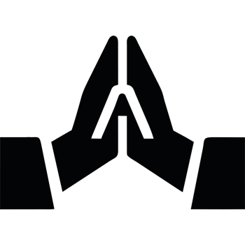 Prayer hands icon png