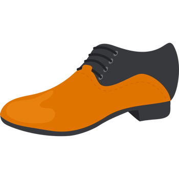 Orange shoes clipart png