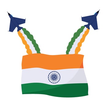 indian republic day illustration vector