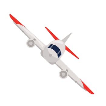 Airplane icon in flat style vector