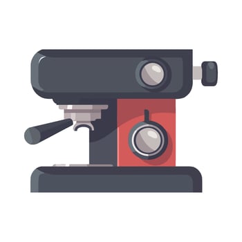 Coffee machine icon illustration on white background vector