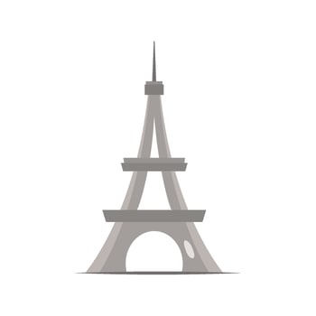eiffel tower illustration icon vector