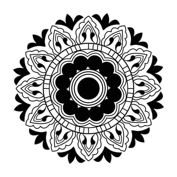 Lineal mandala background concept vector