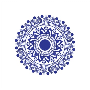 Lineal mandala background vector