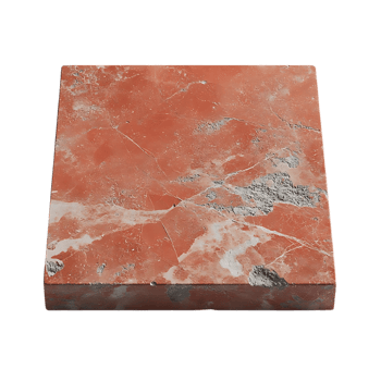 Red Marble Tile with a Transparent Background for Design Projects png