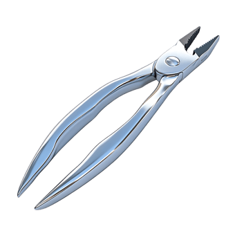 Shiny Silver Pliers with a Transparent Background, Perfect for Crafting and DIY Projects png
