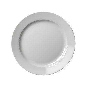 Empty White Plate with a Transparent Background for Mockup Design and Food Photography png