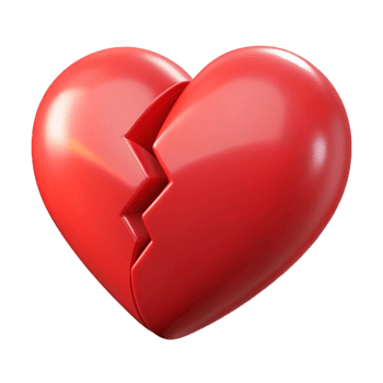 Broken Heart and Sorrow png