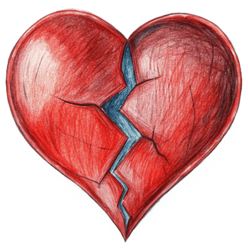Heart Breaking Apart png