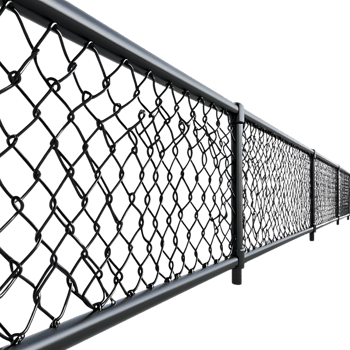 Chain Link Fence with Transparent Background, Seamless Loop, Black Metal, 3D Render, Industrial Security, Protective Barrier,  Construction,  Safety, Privacy,  Outdoor,  Metal Fence png