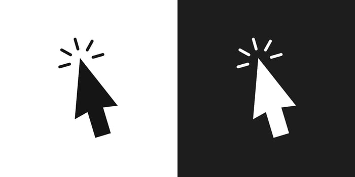 Cursor icon logo set vector