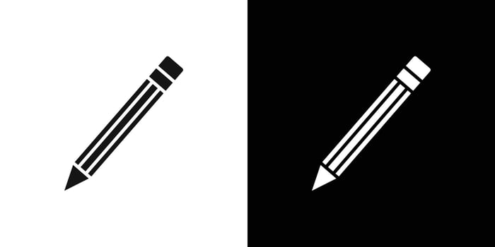Pencil icon logo set vector