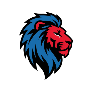 A logo of a side profile lion head png
