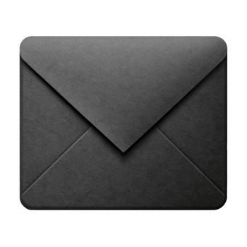 A Textured Classic Mail or Envelope Icon png