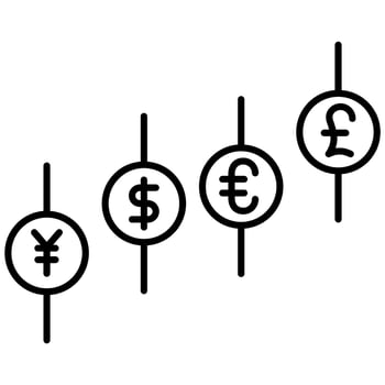 FX Broker Dashboard Icon vector