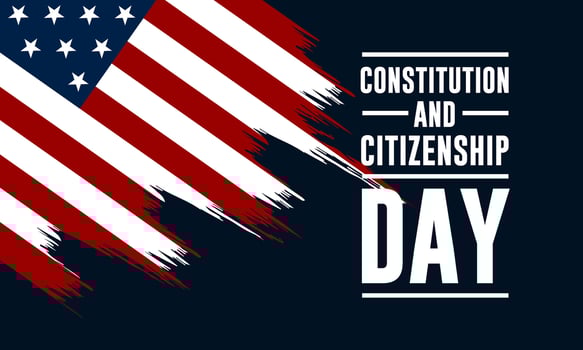 Happy Constitution and citizenship day United States Of America 29 background illustration vector