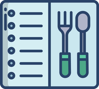 menu illustration design vector