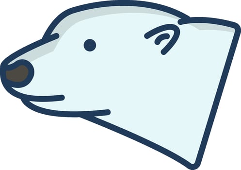 polar bear illustration design vector