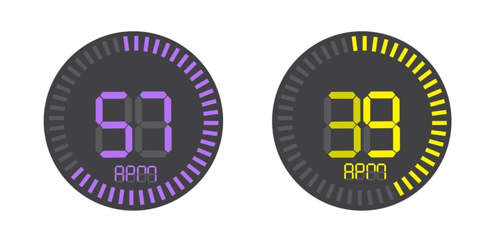 Sport Speedometer at high speed vector