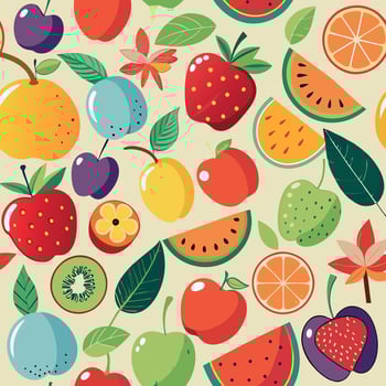 Fruits background Illustration vector