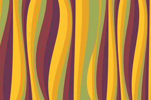 Groovy chessboard with 70s hippie vibes. Abstract geometric design in vintage color vector