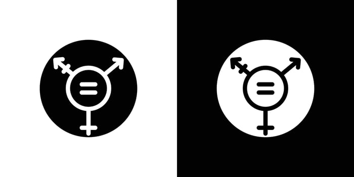 Rainbow LGBT flag icon Flat fill set collection vector