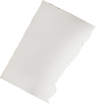 Crumpled white paper sheet, cut out transparent png