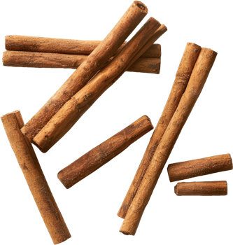 Cinnamon sticks bundle, cut out transparent png