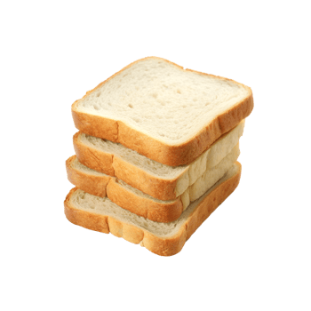 pail of slices of bread png