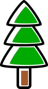 pine christmas tree winter icon png