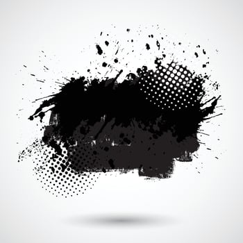 Color brush stroke, grunge paint Background vector